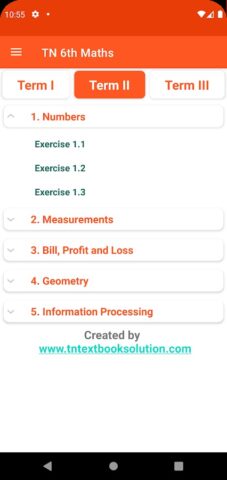 TN 6th Maths Guide для Android — скриншот 2