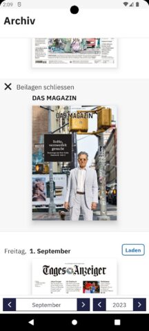 Tages-Anzeiger E-Paper для Android — скриншот 5