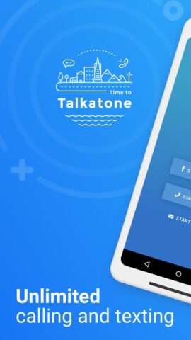 Talkatone: Texting & Calling для Android — скриншот 1
