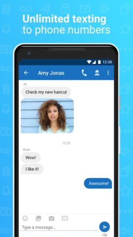 Talkatone: Texting & Calling для Android — скриншот 3