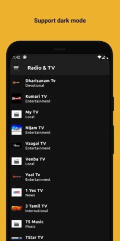 Tamil TV для Android — скриншот 4