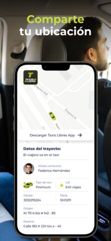 Taxis Libres | Pasajeros для iOS — скриншот 2