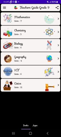 Teachers Guide Grade 9 для Android — скриншот 1
