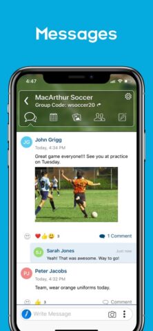 TeamReach – Your Team App для iOS — скриншот 2
