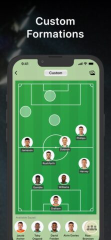 Teamsheet — Soccer Line Up для iOS — скриншот 3