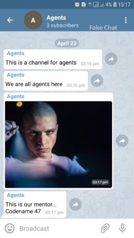 Telefun Fake chat maker Prank для Android — скриншот 5