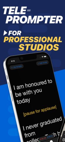 Teleprompter Pro для iOS — скриншот 1
