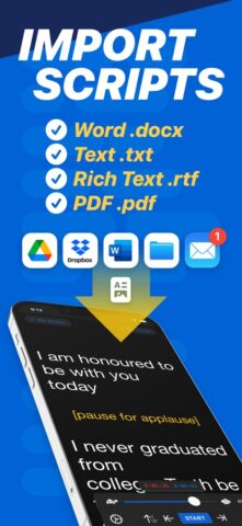 Teleprompter Pro для iOS — скриншот 5