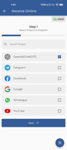 Получать СМС онлайн для Android — скриншот 3
