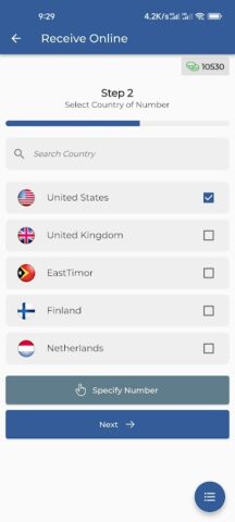 Получать СМС онлайн для Android — скриншот 4