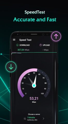 Test your Network speed для Android — скриншот 1