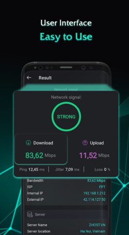 Test your Network speed для Android — скриншот 3