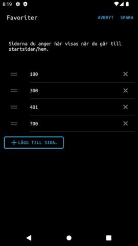 TextTV.nu: smartare SVT Text для Android — скриншот 4