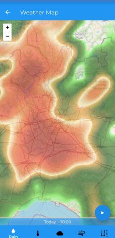 TheFrog: Приложение «Погода» для Android — скриншот 5