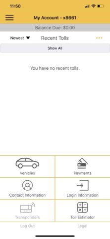 The Toll Roads для iOS — скриншот 1