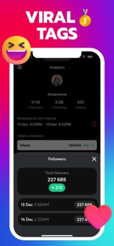 TikTrends-Followers,Likes,Fans для iOS — скриншот 4