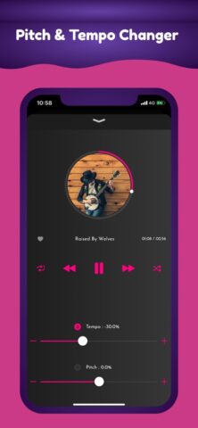 TimePitch-Pitch, Speed Changer для iOS — скриншот 1