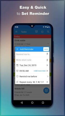 To Do Reminder with Alarm для Android — скриншот 2