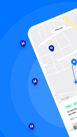 Toilet Finder для Android — скриншот 1