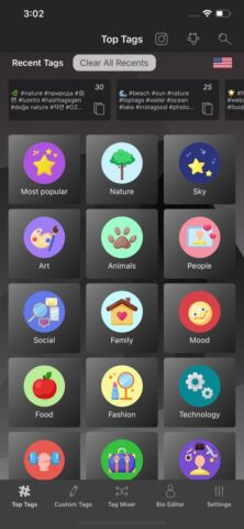 Top Tags: TagsForLikes app для iOS — скриншот 1