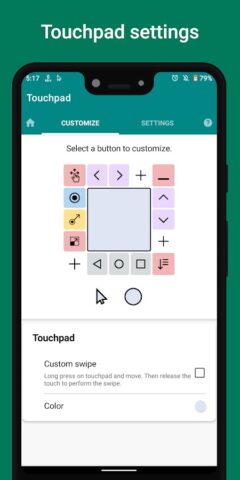 Тачпад для большого телефона для Android — скриншот 3