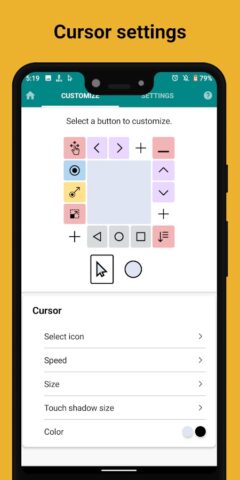 Тачпад для большого телефона для Android — скриншот 4