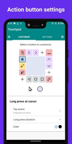 Тачпад для большого телефона для Android — скриншот 5