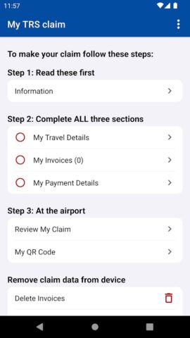 Tourist Refund Scheme для Android — скриншот 2