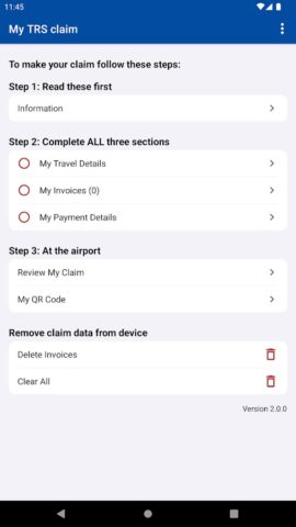 Tourist Refund Scheme для Android — скриншот 5