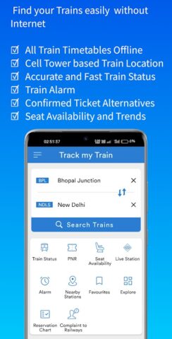 Track My Train — Live Status для Android — скриншот 2