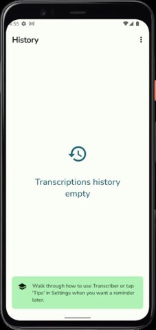 Transcriber for WhatsApp для Android — скриншот 1