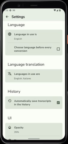Transcriber for WhatsApp для Android — скриншот 5