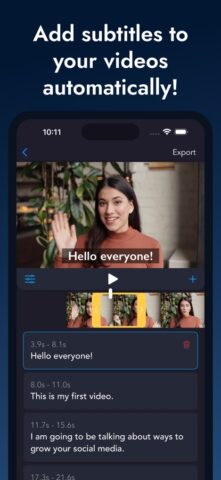 Translate Add Subtitles Video для iOS — скриншот 1