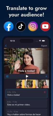 Translate Add Subtitles Video для iOS — скриншот 2