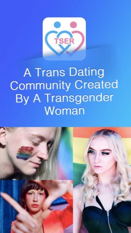 Tser: Transgender Dating Chat для Android — скриншот 1
