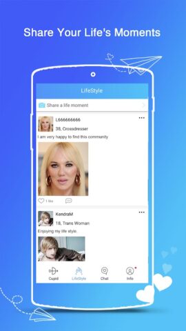 Tser: Transgender Dating Chat для Android — скриншот 4