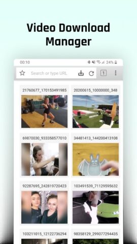 Загрузчик Видео Браузер для Android — скриншот 2