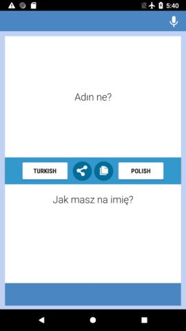 Tłumacz Turecki-polski для Android — скриншот 1