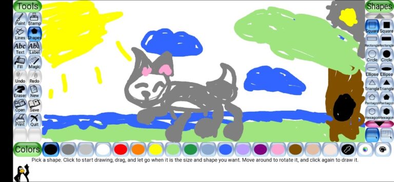 Tux Paint — скриншот 2