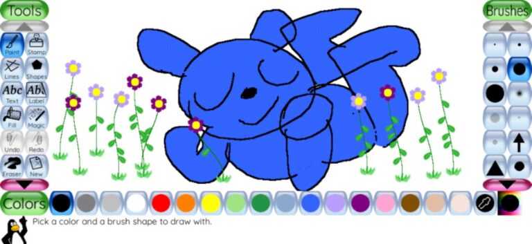 Tux Paint — скриншот 3