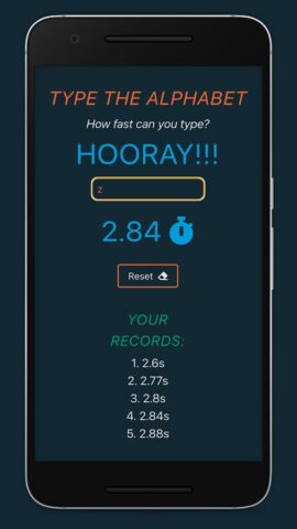 Type The Alphabet для Android — скриншот 3