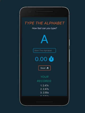 Type The Alphabet для Android — скриншот 5