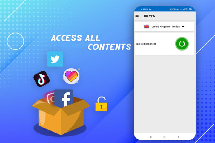 UK VPN — Fast & Secure‏ для Android — скриншот 4