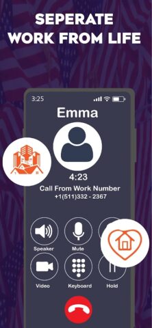 Номер телефона в США для Android — скриншот 3