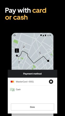 Uber AZ — такси и доставка для Android — скриншот 3
