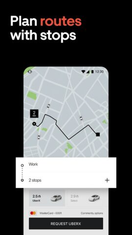 Uber AZ — такси и доставка для Android — скриншот 4