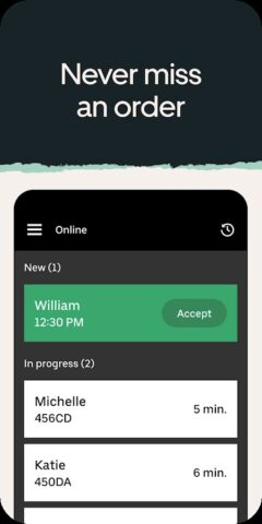 Uber Eats для ресторанов для Android — скриншот 2