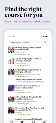 Udemy Business для iOS — скриншот 2
