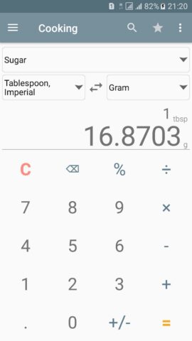Конвертер Величин для Android — скриншот 4