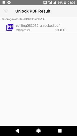 Разблокировать PDF: удалить па для Android — скриншот 3